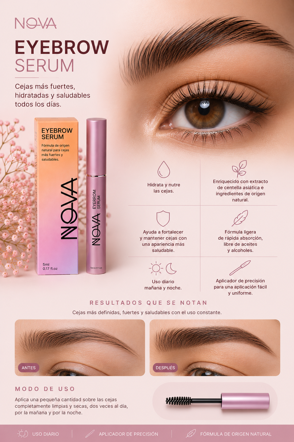 NOVA Eyebrow Serum - Cuidado para las Cejas